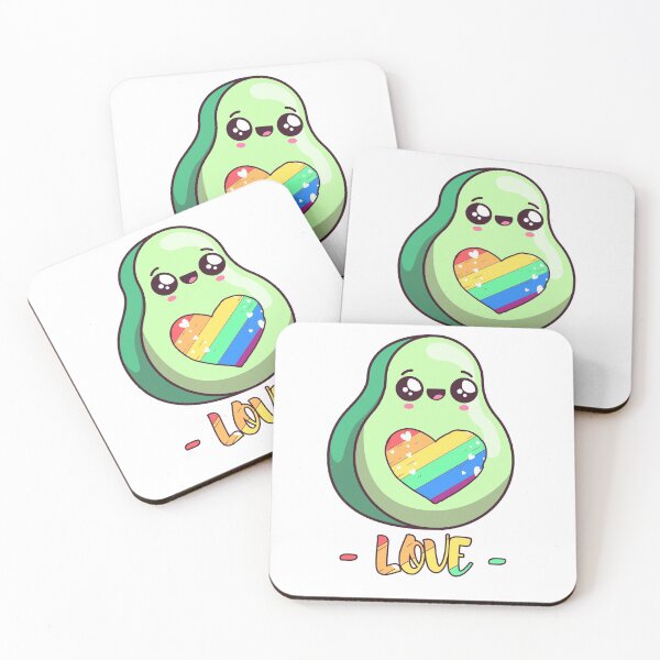 Item preview, Love LGBT Pride Avocado Gift designed and sold by OhmyShop.