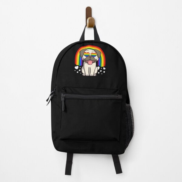 Item preview, LGBTQ Pug Dog Gay Pride Rainbow designed and sold by fatamyfan1.