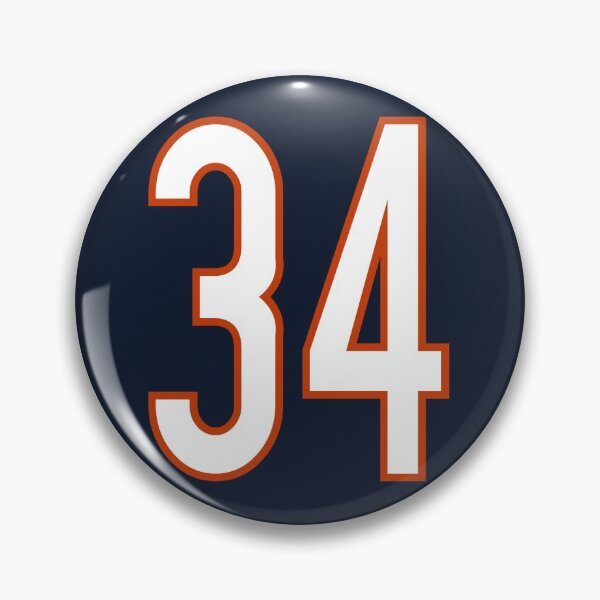 Item preview, Walter Payton Number 34 Jersey Chicago Bears Inspired  designed and sold by sportsnumbers.