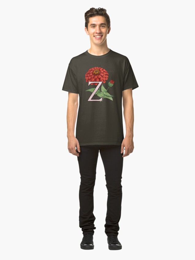 Alternate view of Z is for Zinnia Classic T-Shirt