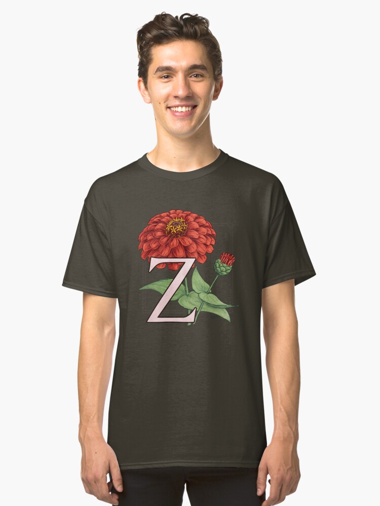 Alternate view of Z is for Zinnia Classic T-Shirt
