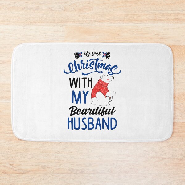 Item preview, First Christmas With My Beautiful Wife/Beardiful Husband Matching Christmas Sweatshirts designed and sold by KsuAnn.