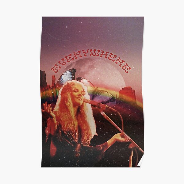 fleetwood mac stevie nicks everywhere collage Poster