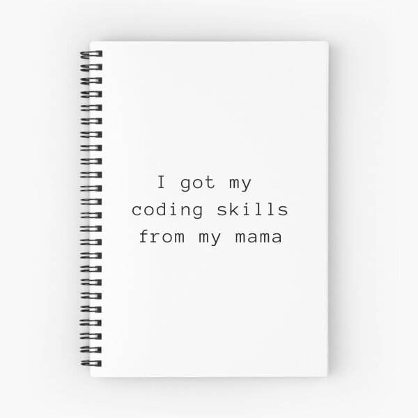 Item preview, I Got My Coding Skills From My Mama designed and sold by codersuniform.