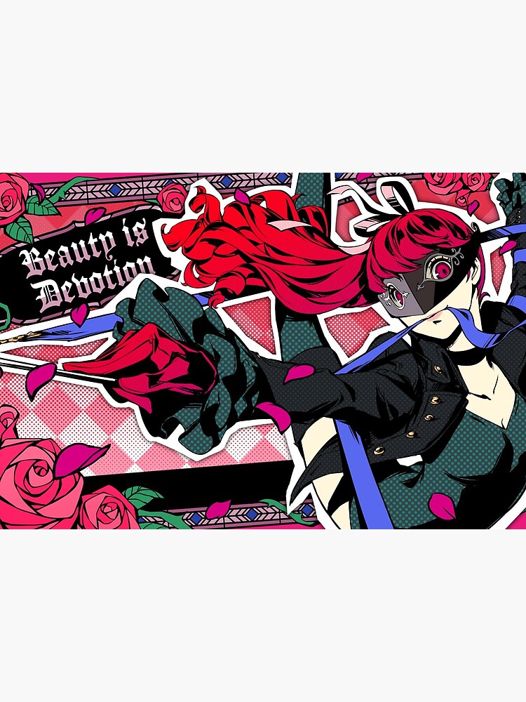 Kasumi All Out Attack Persona 5 Art Board Print By Hexmaniaczelda Redbubble