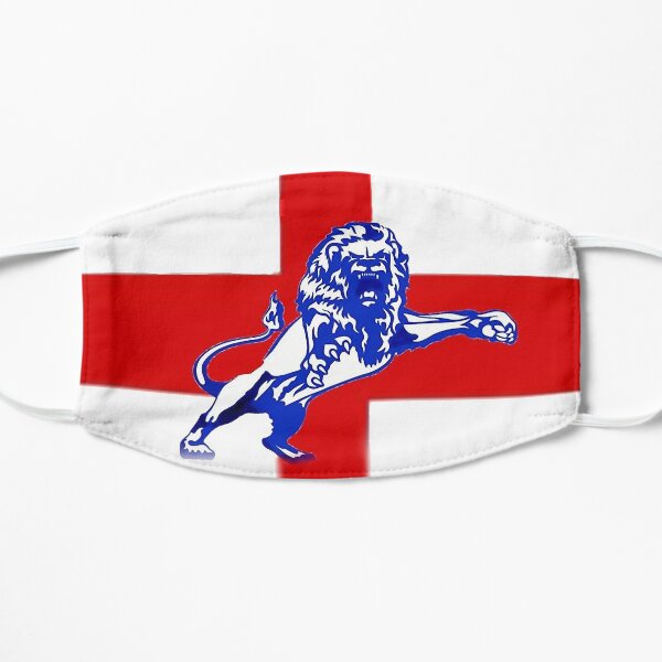 Cross of St George with Roaring Millwall Lion England Flag Mask