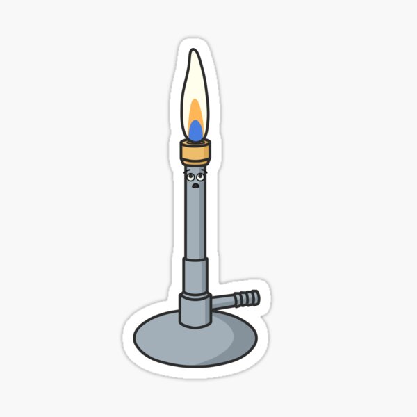 Bunsen Burner Stickers for Sale | Redbubble