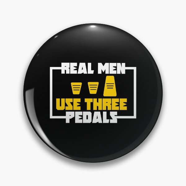 Item preview, Womens Real Men Use Three Pedals For A Car Fanatic Shifter V-Neck graphic designed and sold by AYDreamers.