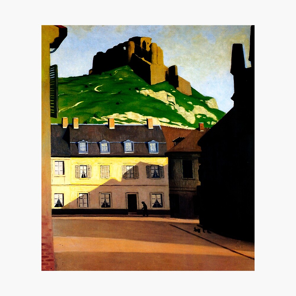 The Strong Castle And The Place Of Andelys Felix Vallotton Poster By Lexbauer Redbubble