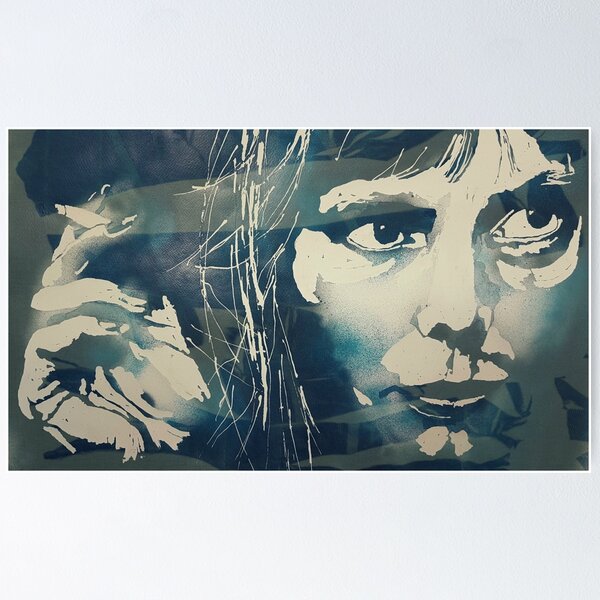 Item preview, Joni Mitchell - River designed and sold by PaulLoveringArt.