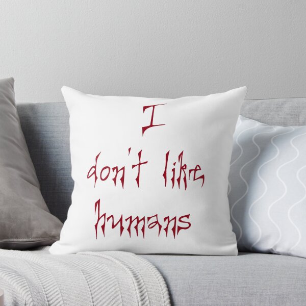 Item preview, I dont like humans - (m-red) designed and sold by MiiReee3.
