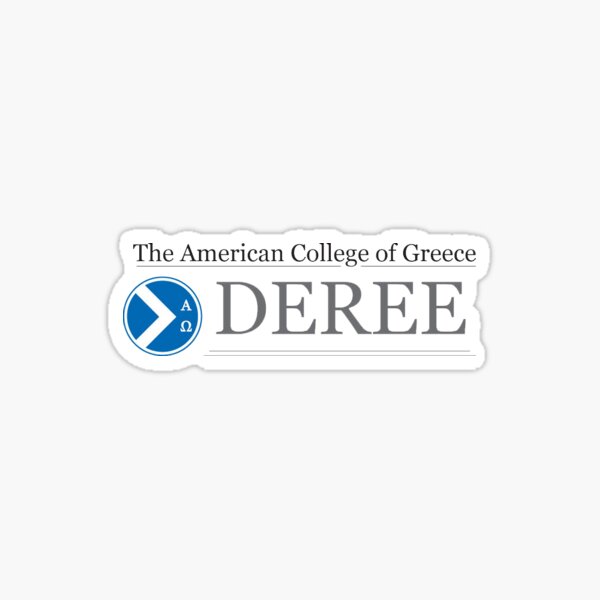 Artikel-Vorschau von Amerikanisches College von Griechenland Logo, designt und verkauft von smwgracer.