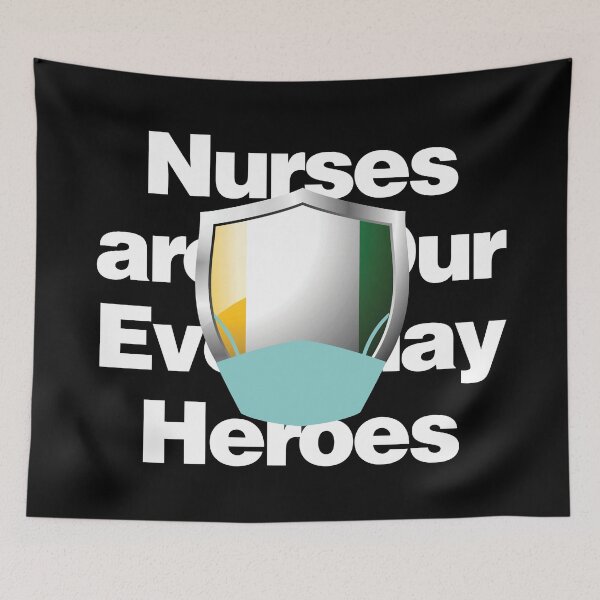 Item preview, Cote d Ivoire Nurses are Everyday Heroes designed and sold by HelloFromAja.