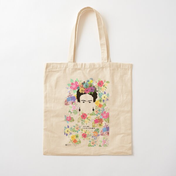 Frida Khalo Pinto Blumen Baumwolltasche