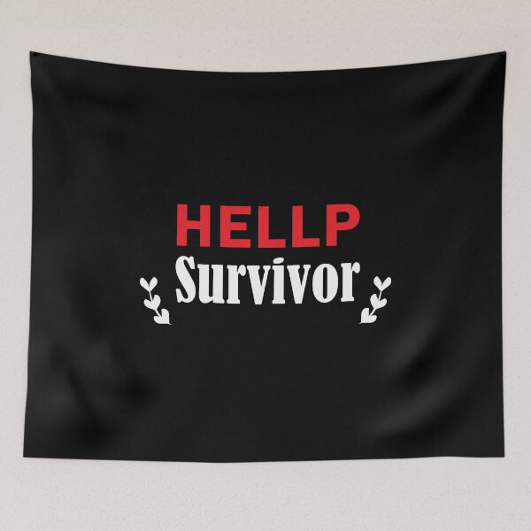 Item preview, Hellp Survivor Preeclampsia Awareness Design print designed and sold by AYDreamers.