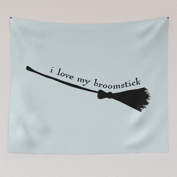 Item preview, I love my broomstick  designed and sold by helengarvey.