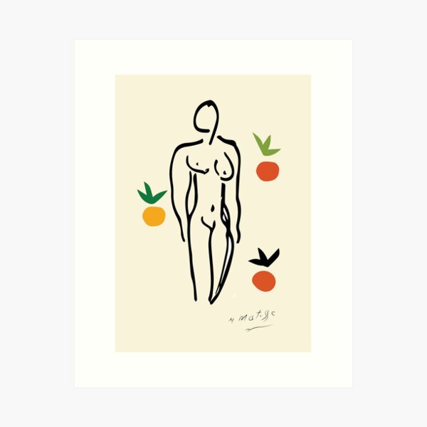 Artikel-Vorschau von Henri Matisse - Le Nu aux Orangen - Nackt Mit Orangen - DRUCKE, designt und verkauft von artswag.