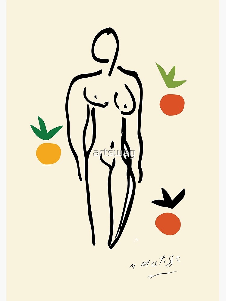 tidsplan appel smør Henri Matisse - Le Nu aux Oranges - Nude With Oranges - PRINTS" Poster for  Sale by artswag | Redbubble