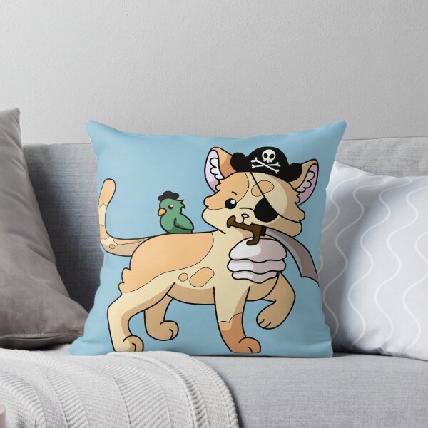 Item preview, Pirate Cat with Bird designed and sold by EmHurst10.
