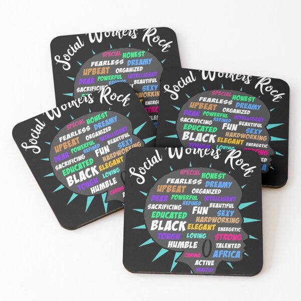 Item preview, Black Queen Social Workers Rock Magic Diva Gift Design desig graphic designed and sold by Lisbob.
