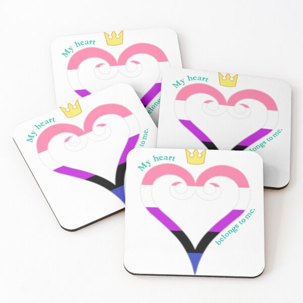Item preview, Gender Fluid Pride Heart designed and sold by TheCurioArtShop.