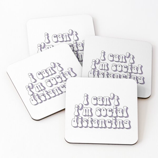 Item preview, I can't i'm social distancing designed and sold by stickerdesignss.
