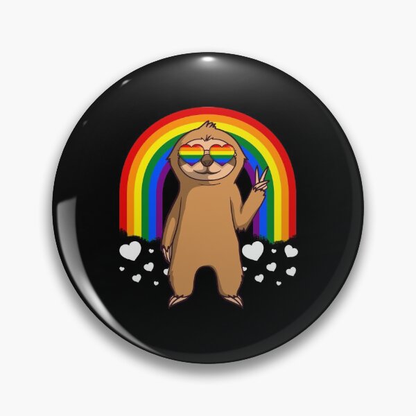 Item preview, Gay Pride Sloth LGBTQ Rainbow designed and sold by fatamyfan1.