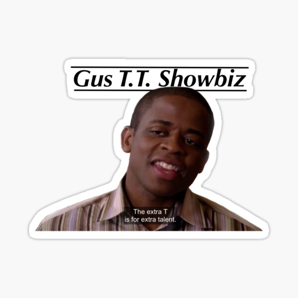 Gus T.T. Showbiz Sticker
