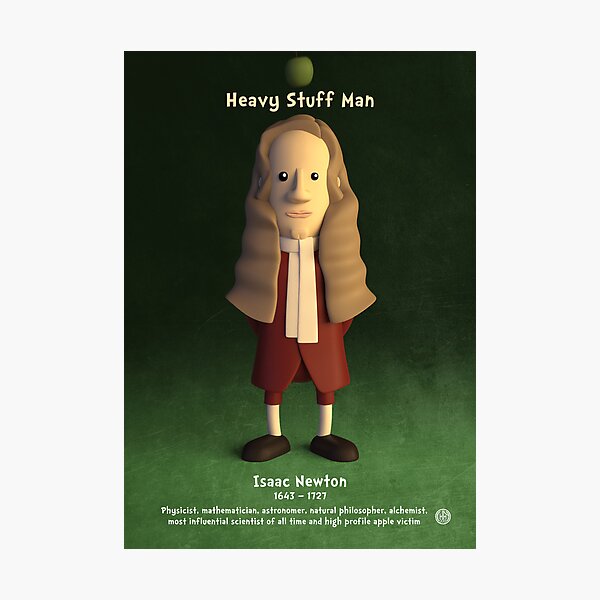 Item preview, Isaac Newton - Heavy Stuff Man designed and sold by chayground.