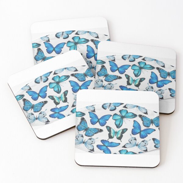 Item preview, Blue butterflies designed and sold by stickerdesignss.