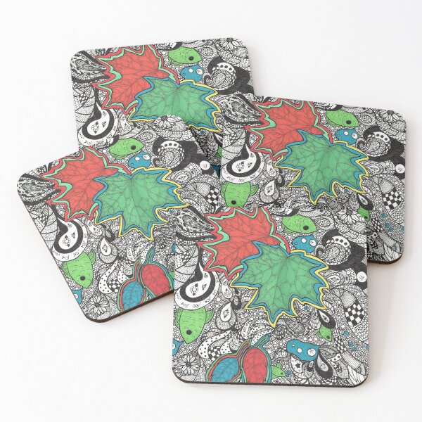 Item preview, FANTASY PEN & INK LEAVES designed and sold by penartvt.