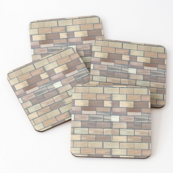 Item preview, Brick pattern in tans and browns designed and sold by timg58.