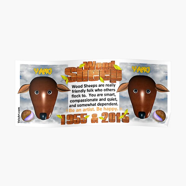 chinese-zodiac-wood-sheep-1955-2015-born-poster-for-sale-by