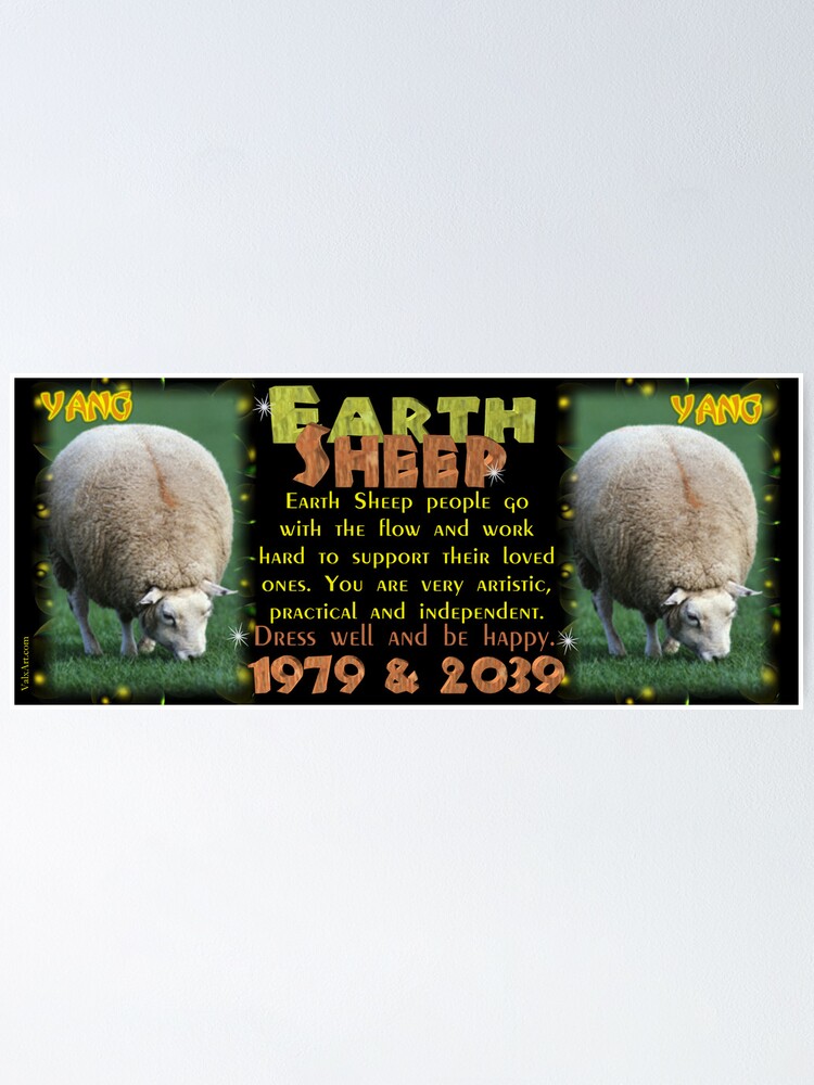 chinese-zodiac-earth-sheep-born-1979-2019-valxart-poster-by