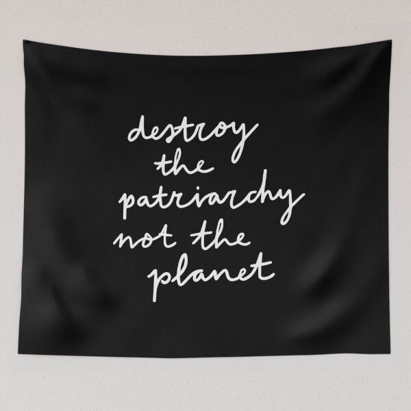 Item preview, Destroy The Patriarchy Black designed and sold by Me And The Moon.