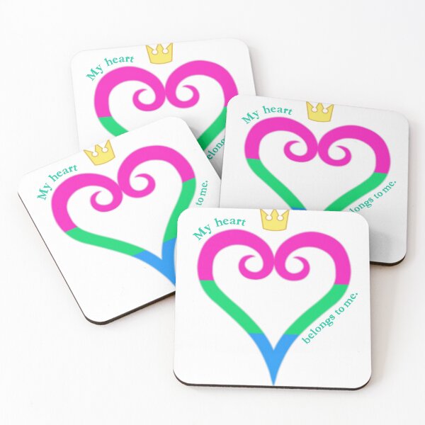 Item preview, Poly Pride Heart designed and sold by TheCurioArtShop.