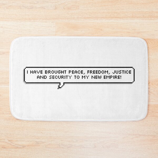 Item preview, Peace, Freedom, Justice, and Security Pixel Speech Bubble designed and sold by Lemon  Merch.