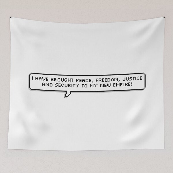 Item preview, Peace, Freedom, Justice, and Security Pixel Speech Bubble designed and sold by Lemon  Merch.