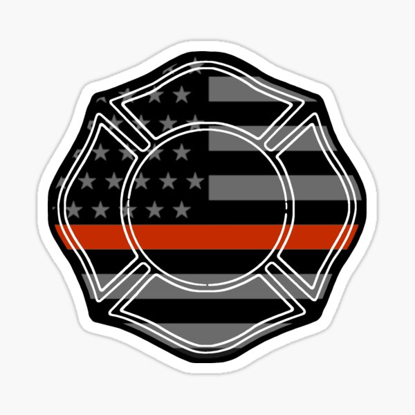 Artikel-Vorschau von Amerikanische Flagge Feuerwehrleute dünne rote Linie Malteserkreuz, designt und verkauft von mwdugger.