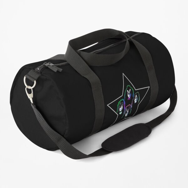 KISS - The Squad - Star Vector Illustration Neon Effect Duffle Bag