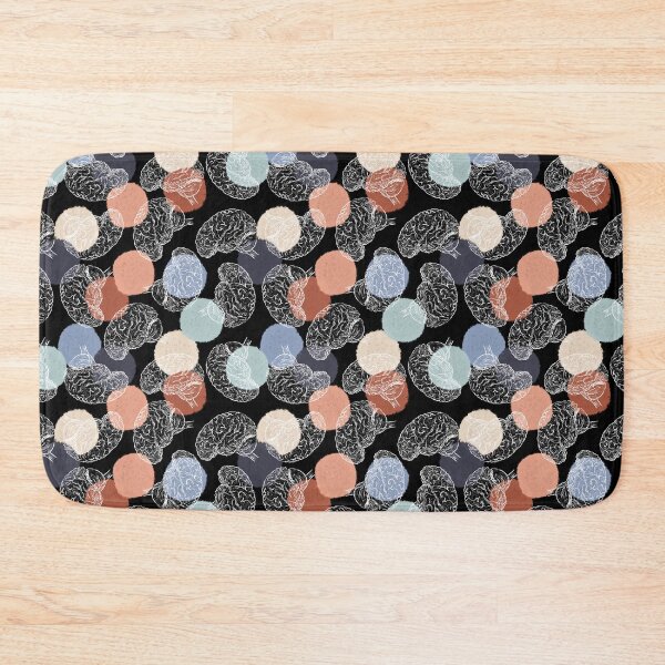 Item preview, Vintage Brains on Black designed and sold by Hodgepodge Bricolage.
