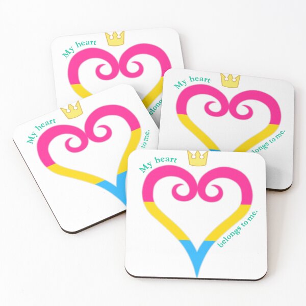Item preview, Pan Pride Heart designed and sold by TheCurioArtShop.