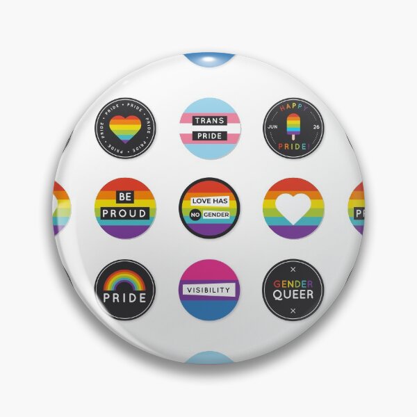 Item preview, Lgbtq+ -bottons designed and sold by Pride Art.