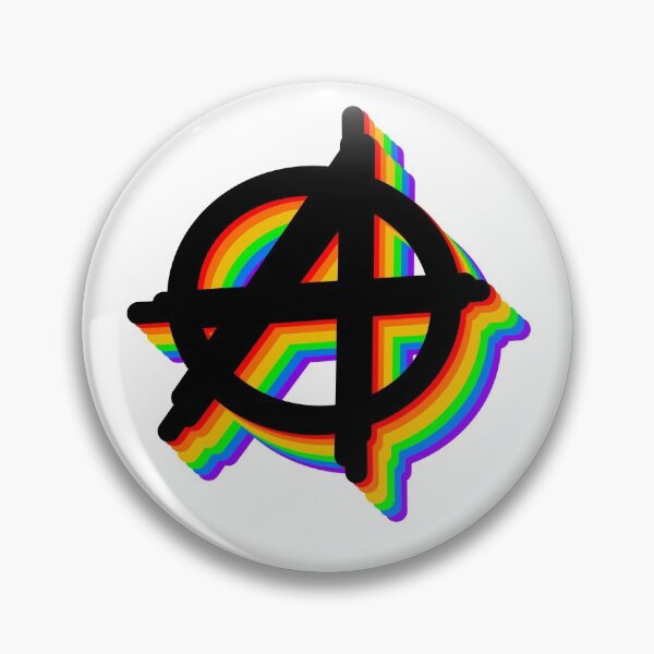 Anarchy Rainbow Pin