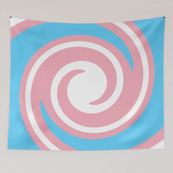 Item preview, Transgender Pride Flag Spiral Version designed and sold by Dator-Abstracts.