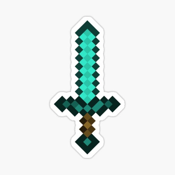 Diamond Sword Sticker for Sale by SV4444