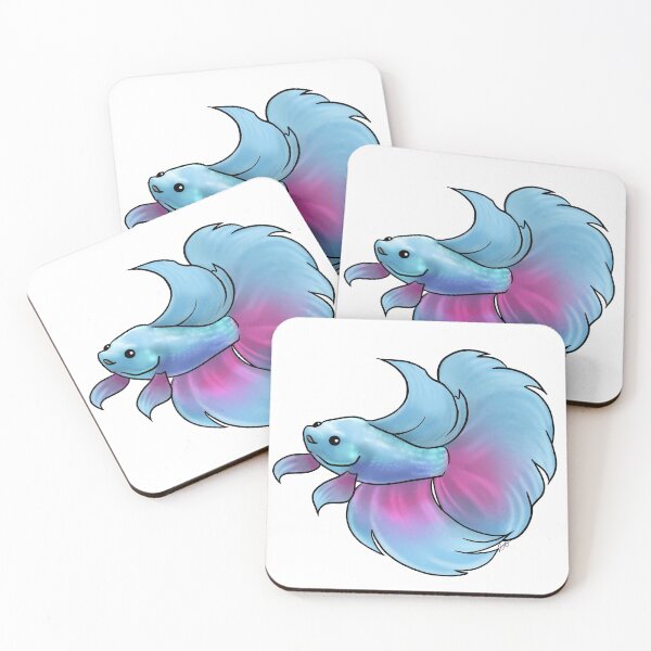 Item preview, Turquoise Betta Fish designed and sold by Jennifer Stolzer.