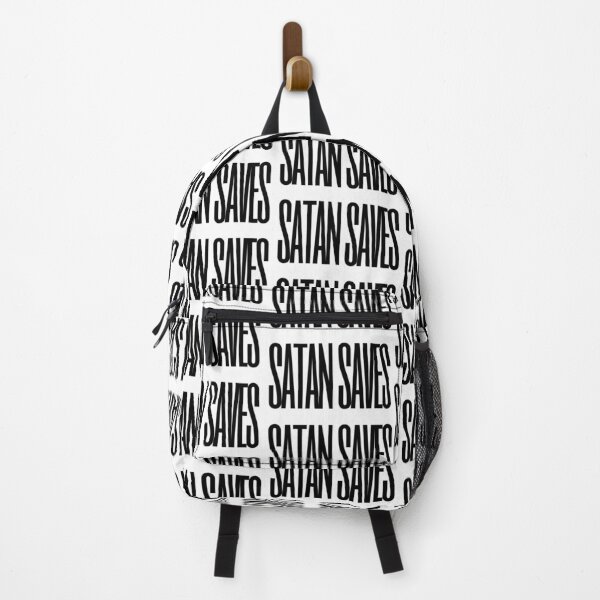 Item preview, Satan Saves - Blasphemous Black designed and sold by SatanicClothing.