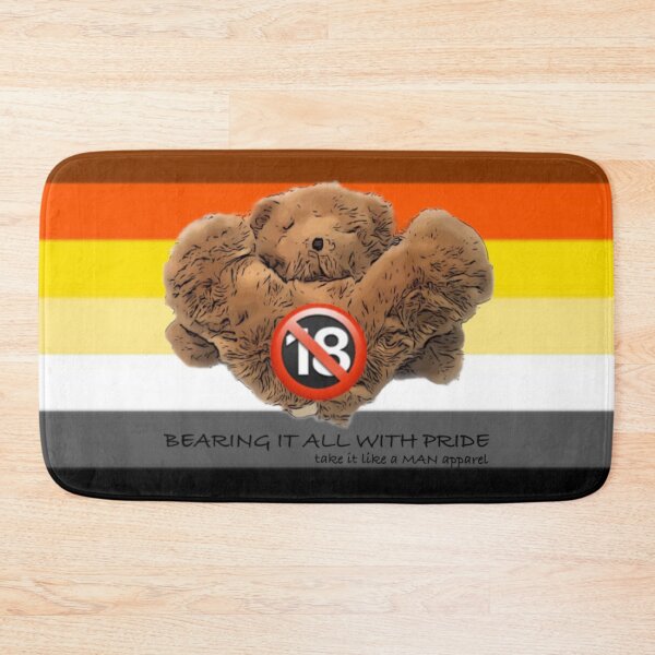 Item preview, FLAG BEARING IT ALL WITH PRIDE no under 18 sign   designed and sold by takeitlikeaMAN.