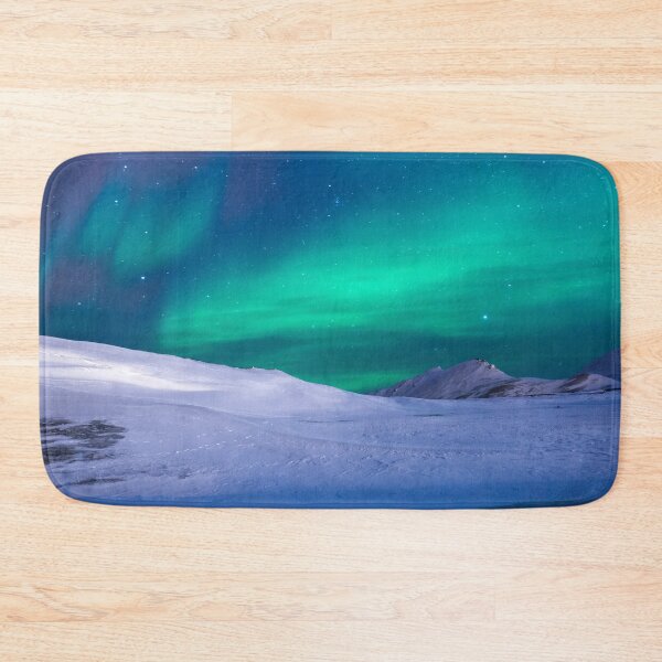Item preview, Bright auroras across the sky in the north pole   designed and sold by ModernDesign101.